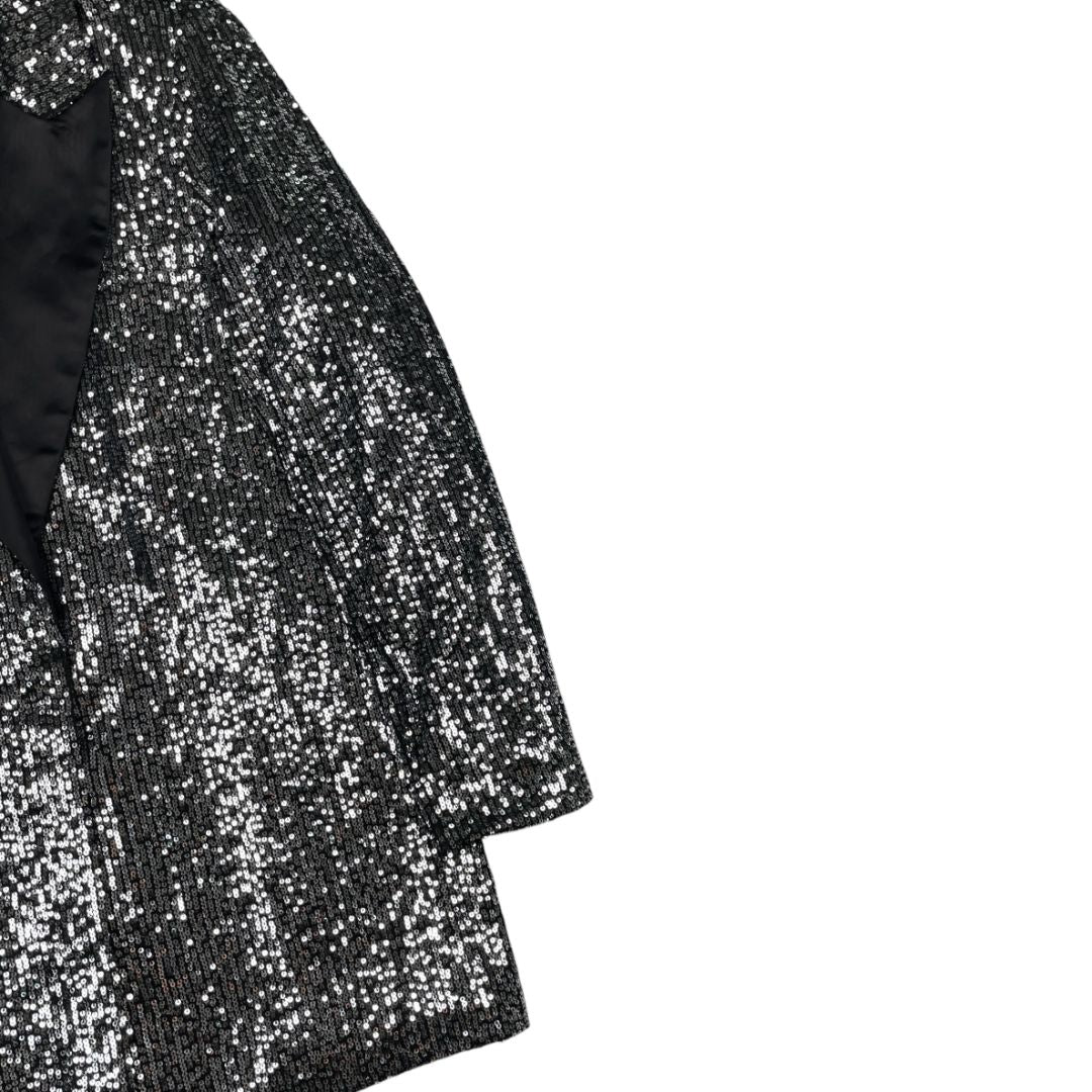 Saco BLUE STEEL Plateado Talle M