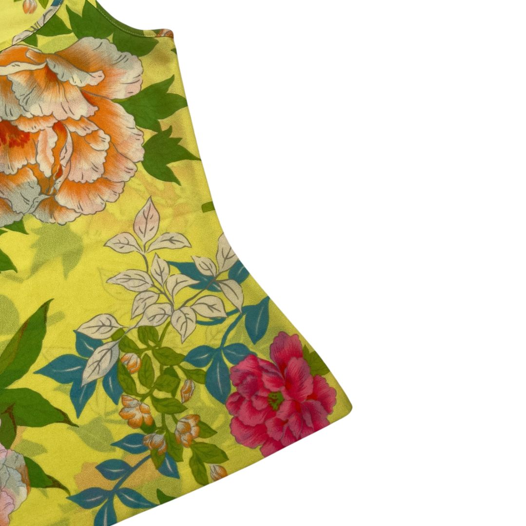 Top Sin Mangas KENZO Varios Floral Talle 40