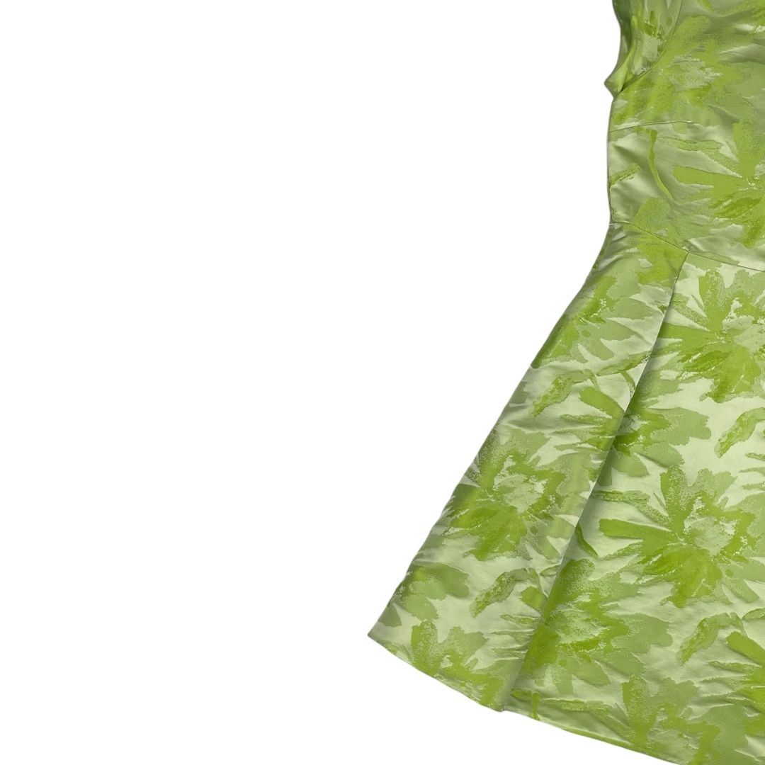 Vestido Manga Corta SIN MARCA Verde Talle 44