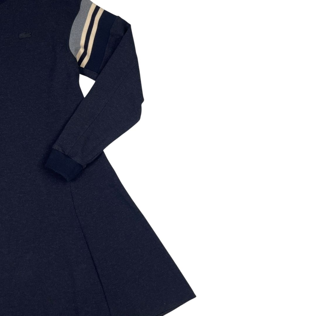 Vestido Manga Larga LACOSTE Azul Talle 38