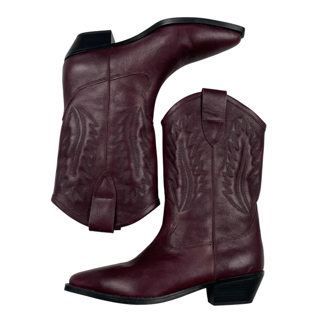 Botas PARUOLO Bordeaux Talle 39