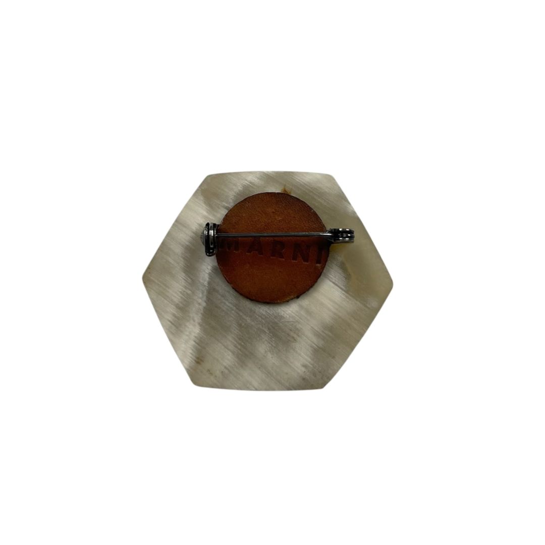 Prendedor MARNI Varios Beige Y Negro Talle Unico