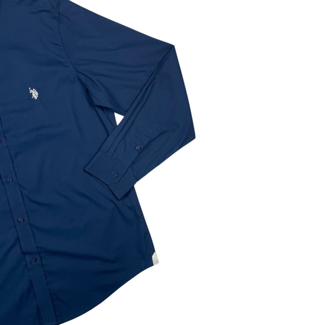 Camisa Manga Larga POLO ASSN Azul Talle XL