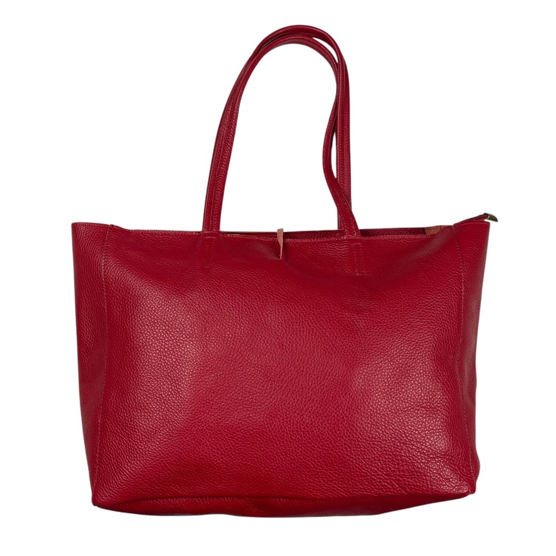 Cartera SIN MARCA Rojo Medida 37cm X 29cm