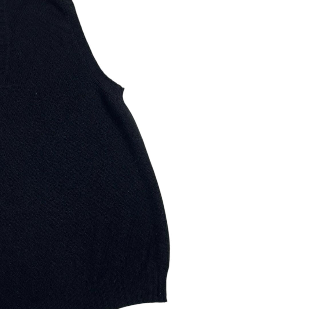 SIN MARCA Chaleco Corto Negro Talle 46