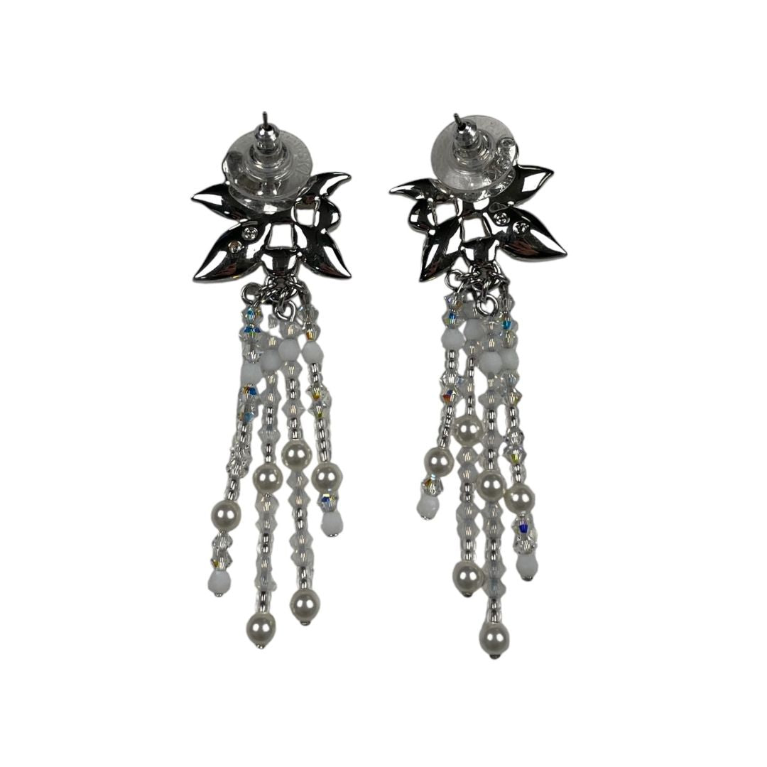 Aros SWAROVSKI Plateado Talle Unico
