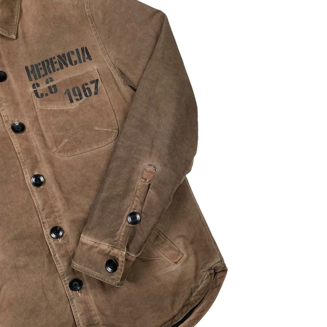 HERENCIA ARGENTINA Camisaco Marron Talle S
