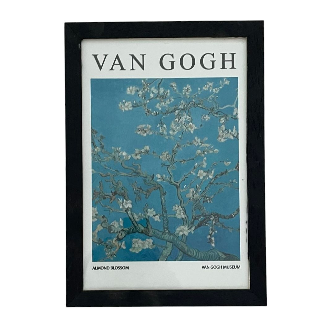 VAN GOGH Arte con Vidrio Estilo Figurativo Medida 30 cm x 23 cm