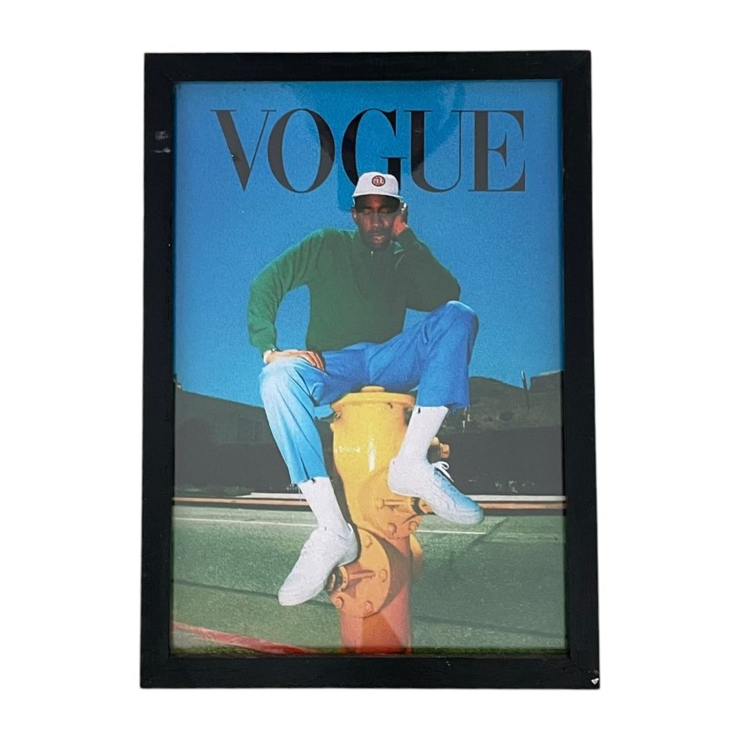 ANONIMO Arte con Vidrio Estilo Retrato Medida 33cm X 26cm