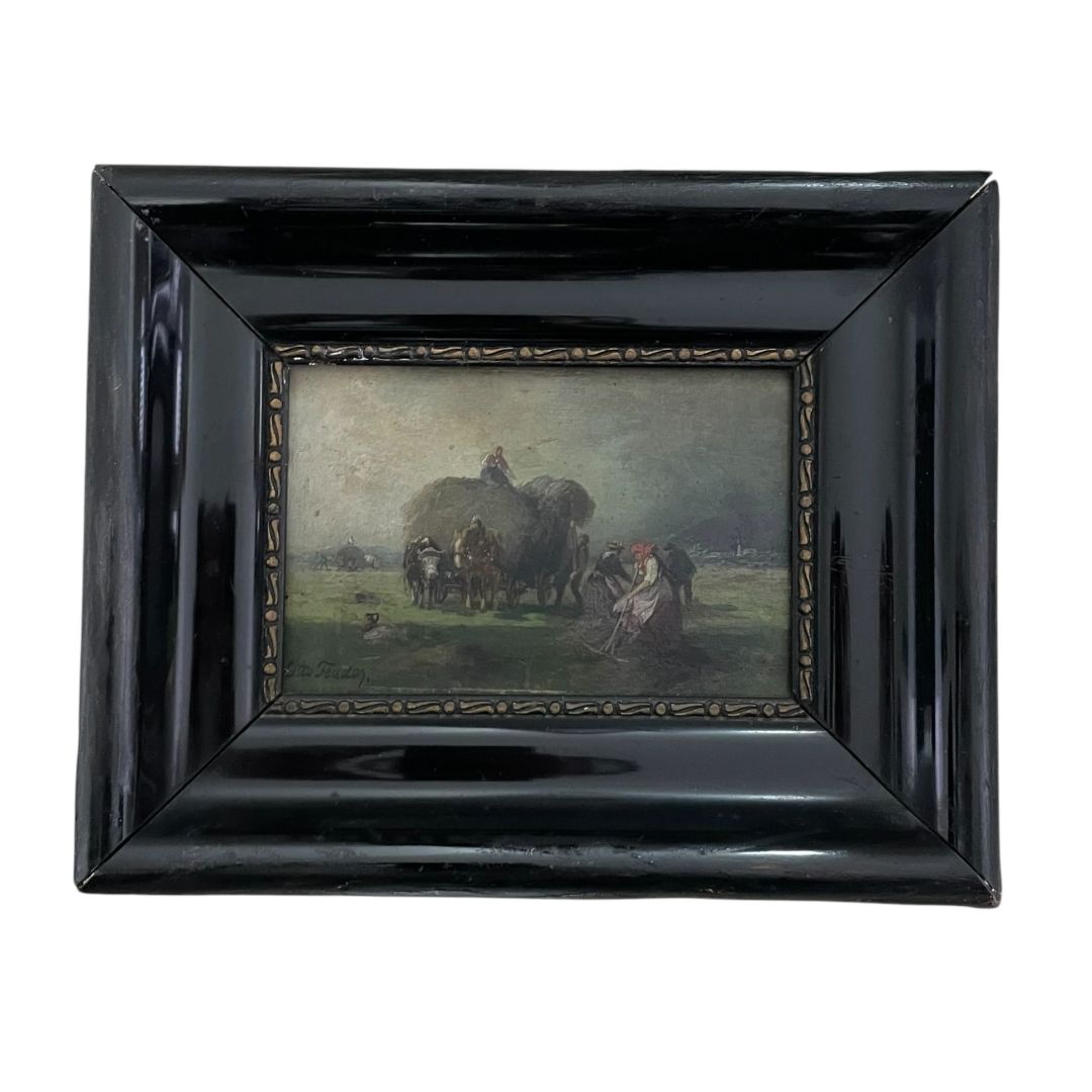 ANONIMO Arte sin Vidrio Estilo Paisajismo Medida 22cm X 15cm