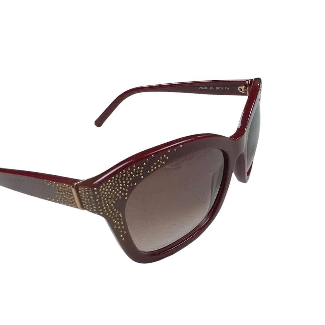 CHLOE Lentes de Sol Bordeaux Talle Unico