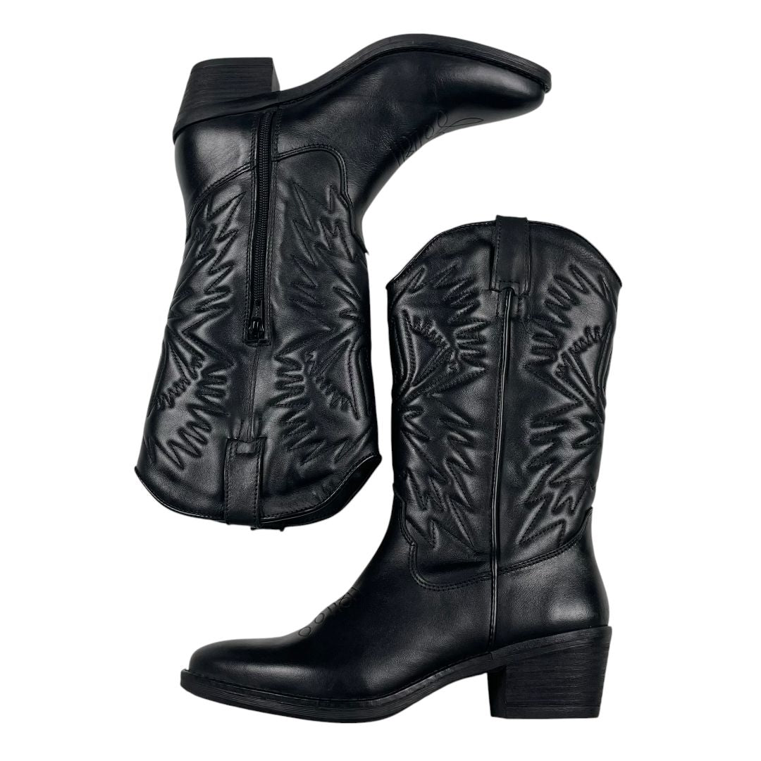 Bota Cowboy STEVE MADDEN Negro Talle 9