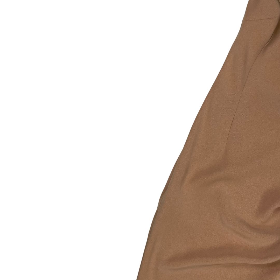 EVANGELINA BOMPAROLA Vestido Sin Manga Beige Talle XS