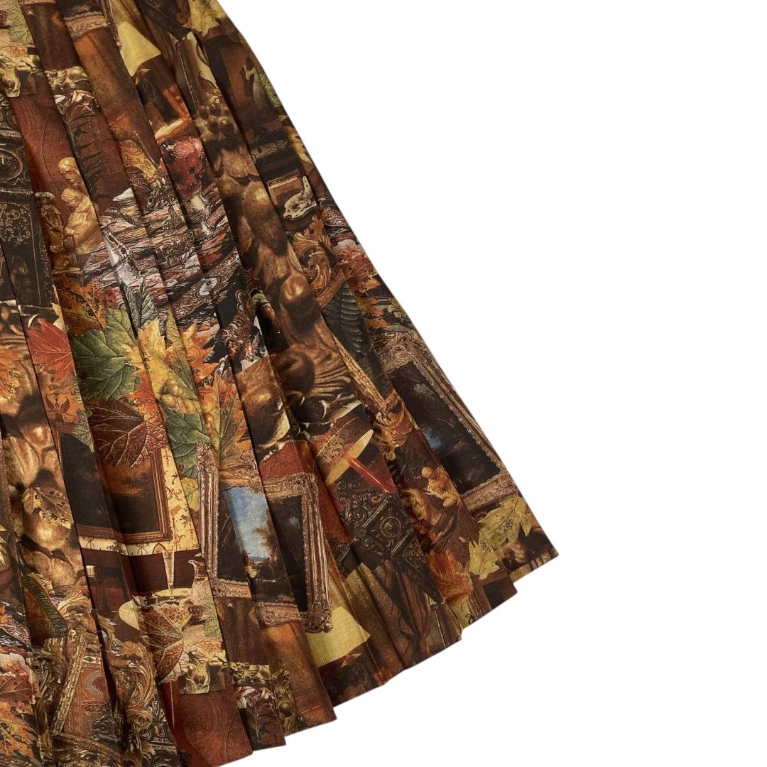 PIERRE CARDIN Pollera Larga Varios Estampado Talle S