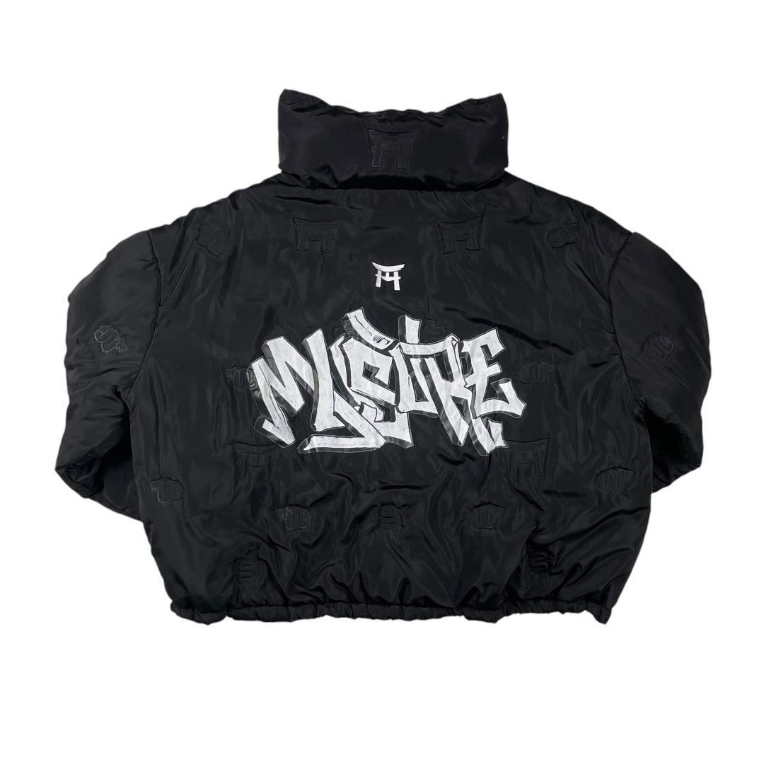 MUSURE Campera Negro Talle XL