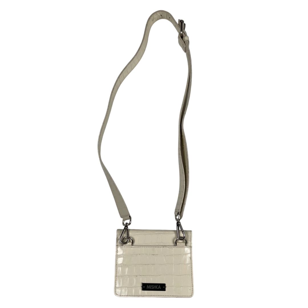 MISHKA Cartera Blanco Medida 17cm X 10.5cm