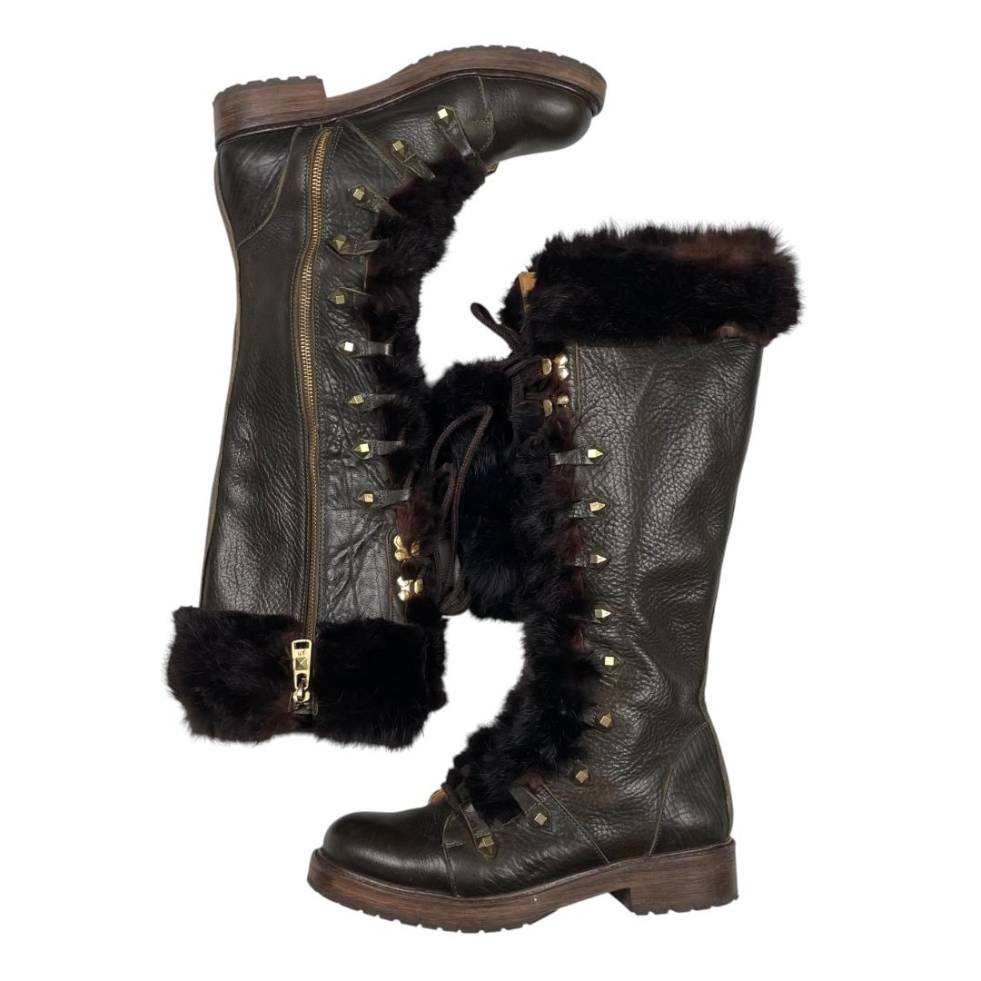 JAZMIN CHEBAR Borcegos Marron Talle 38