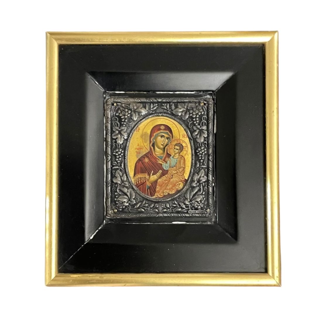 ANONIMO Arte sin Vidrio Estilo Icono Medida 25cm X 21cm