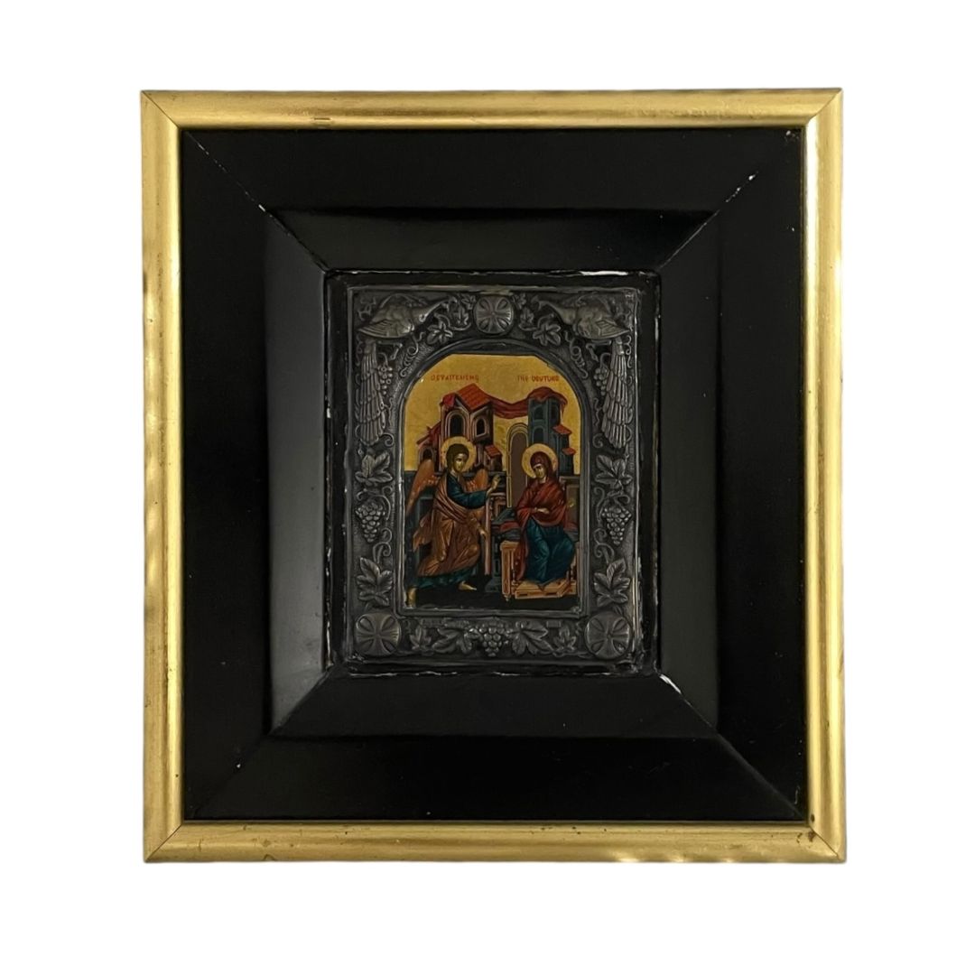 ANONIMO Arte sin Vidrio Estilo Icono Medida 25cm X 21cm