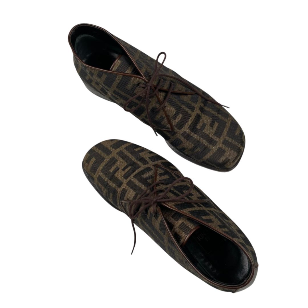 FENDI Bota Corta Varios Monograma Talle 36,5