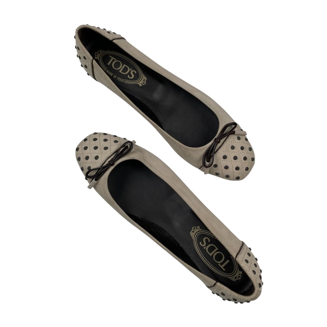 TODS Ballerina Beige Talle 38