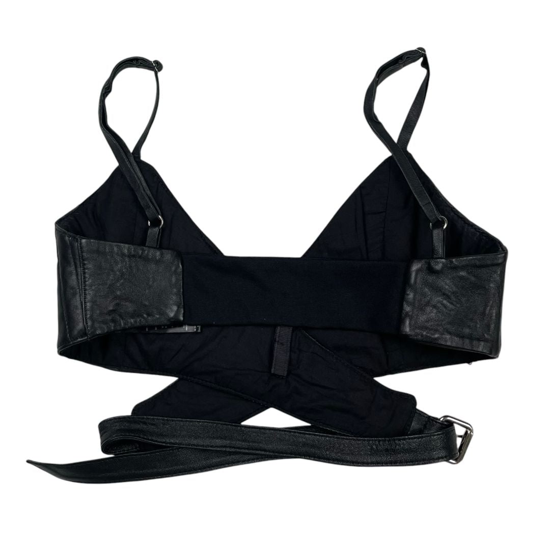 MARIA CHER Top Sin Mangas Negro Talle S