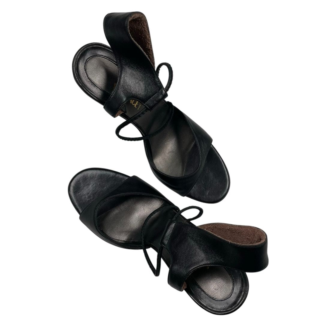 VERSACE Sandalias Negro Talle 36,5