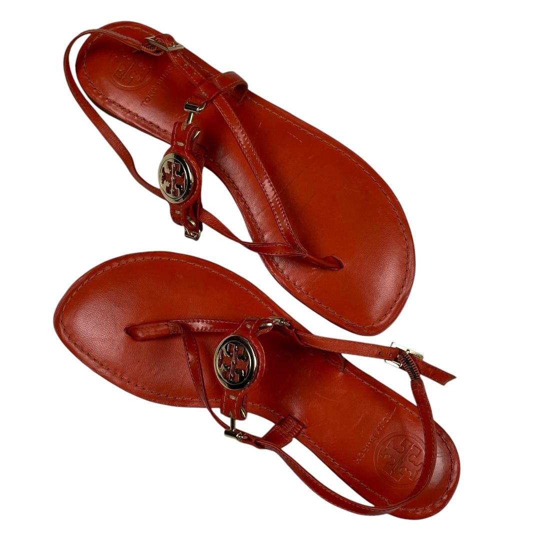 TORY BURCH Ojotas Naranja Talle 7,5