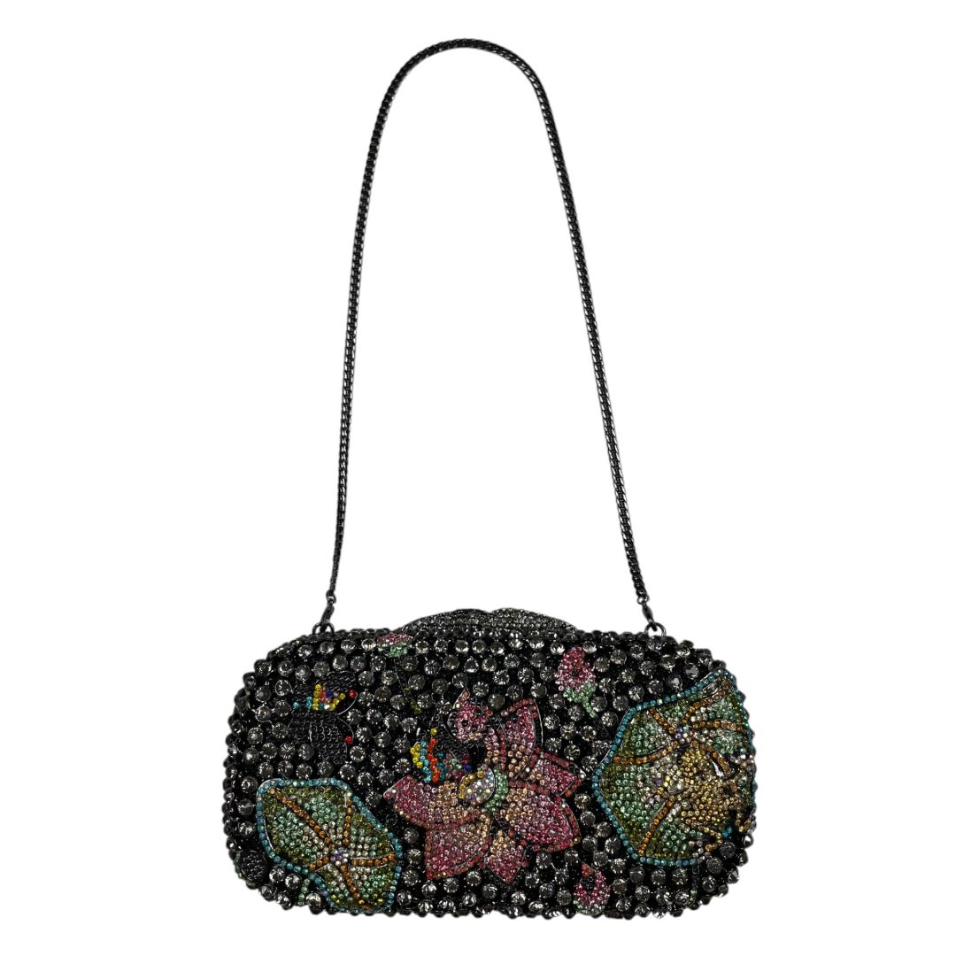 SIN MARCA Cartera Plateado Medida 18cm X 9cm
