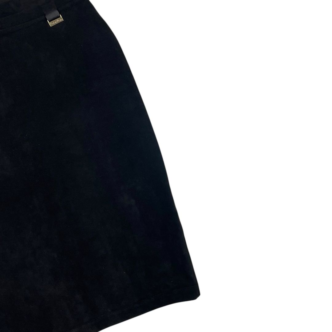 CALVIN KLEIN Pollera Media Pierna Negro Talle XS