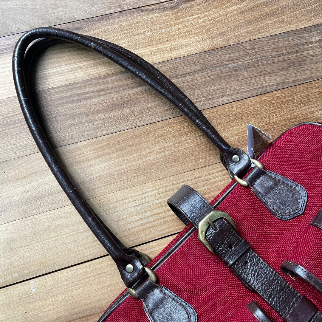 SIN MARCA Cartera Bordeaux Talle Unico