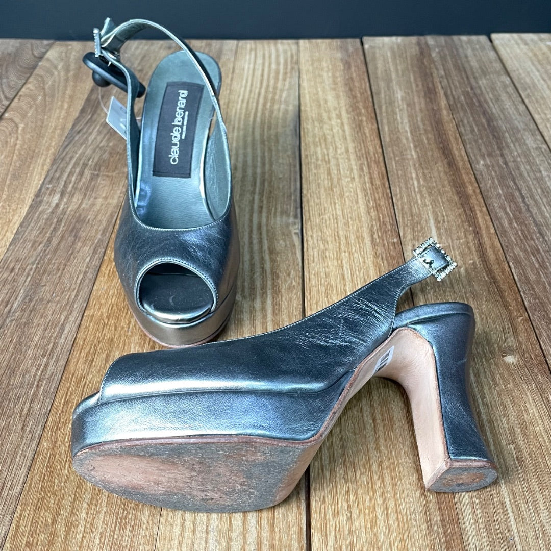 Zapatos CLAUDE BERNARD Plateado Talle 37