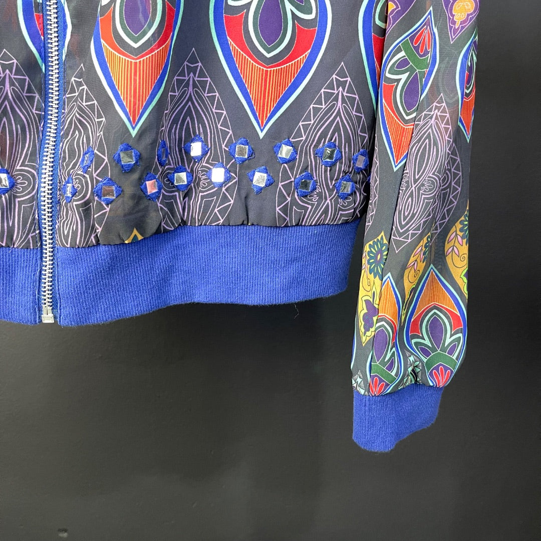 DESIGUAL Campera Varios Estampado Talle L