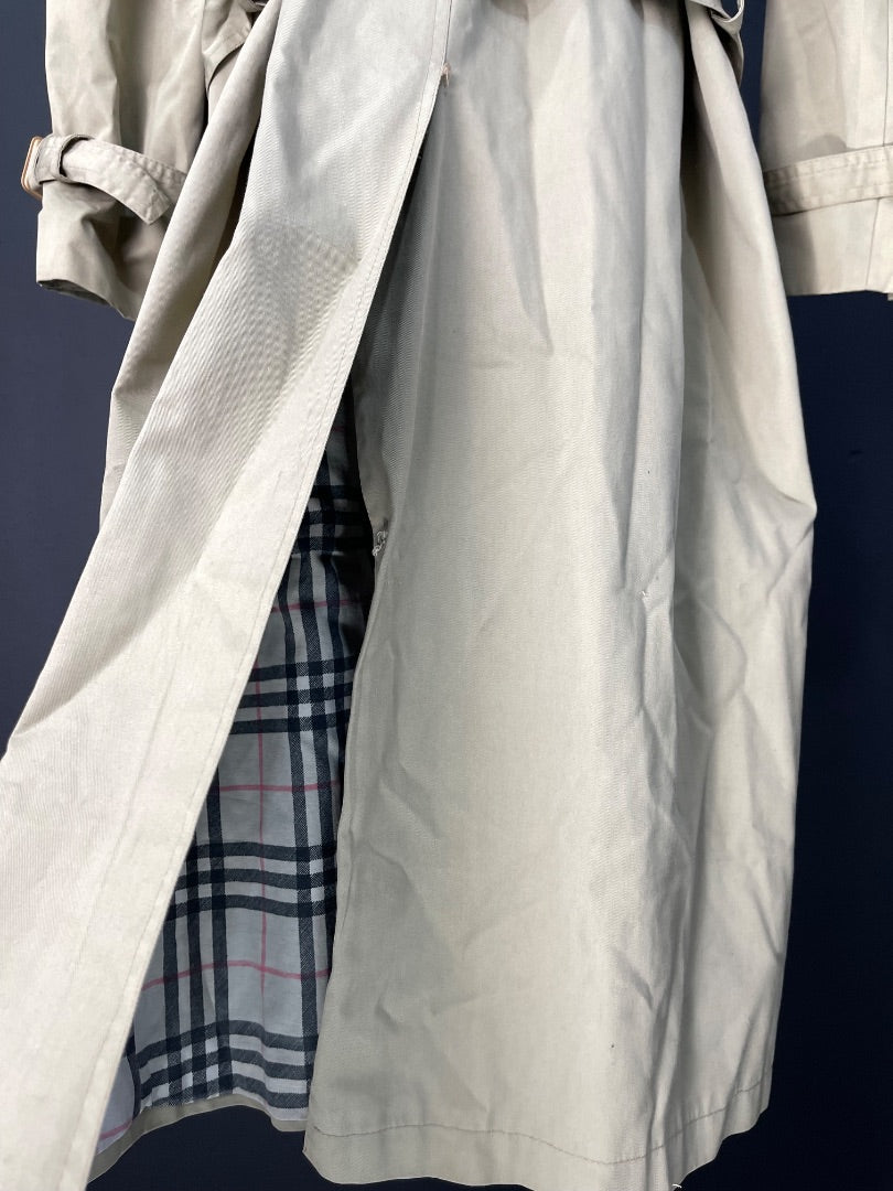SIN MARCA Impermeable Beige Talle M