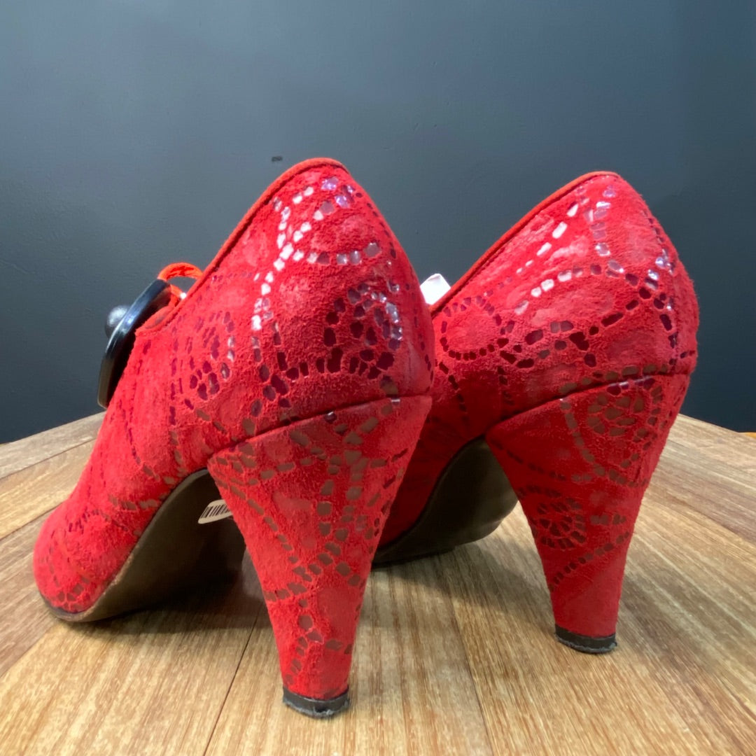Sandalias DE MARIA Rojo Talle 9