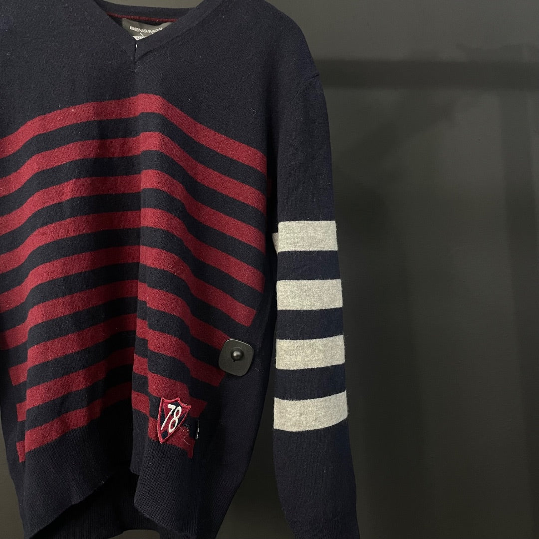 BENSIMON Sweater Varios Rayado Talle L