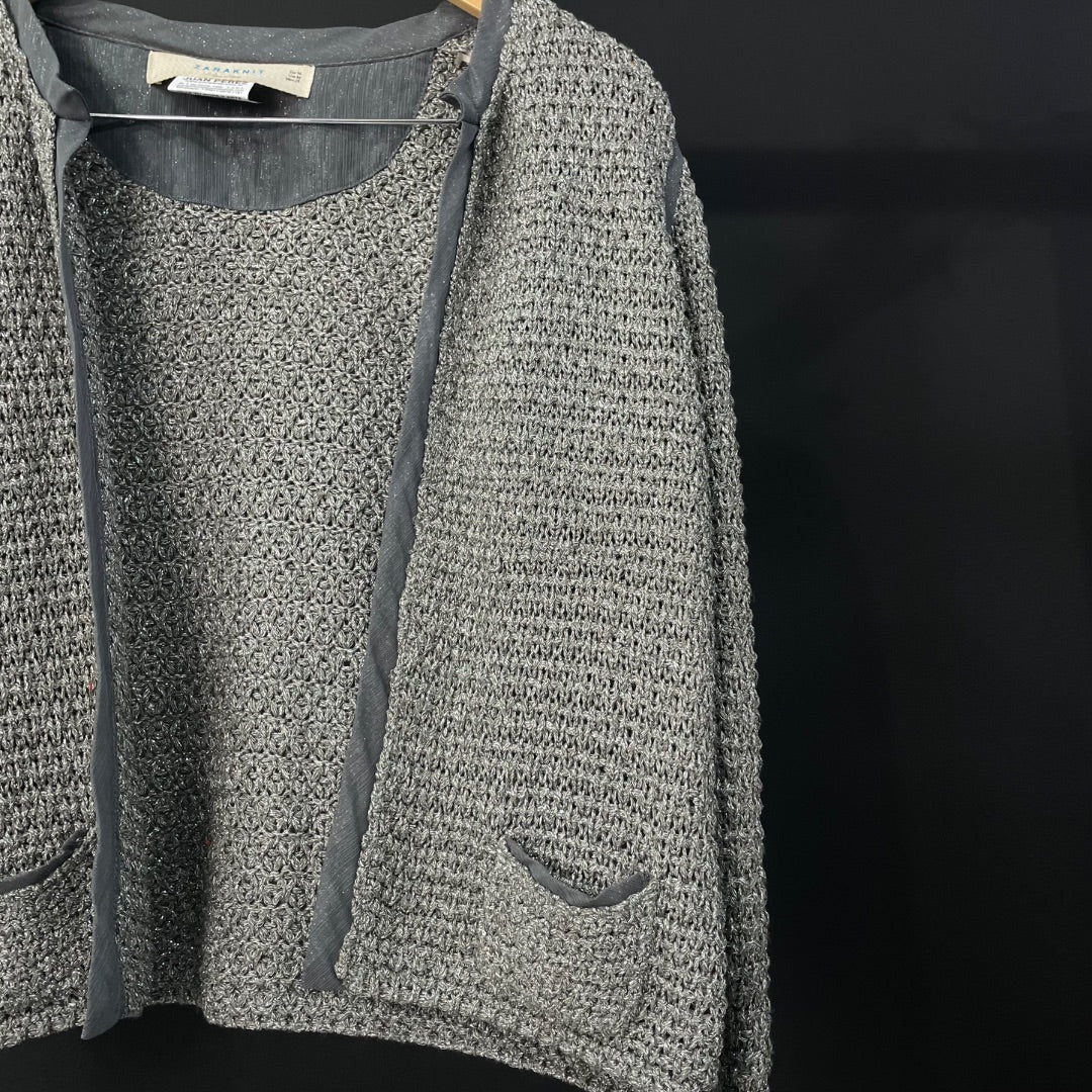 Saco ZARA Gris Talle M