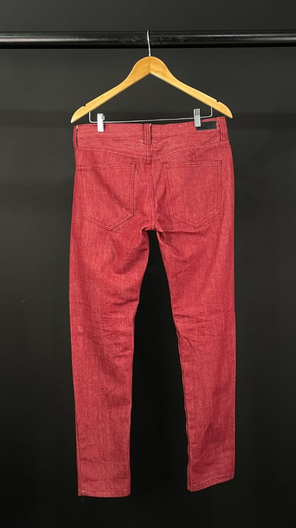 Pantalon Jean EKCO UNLTD Color Rojo Talle 32