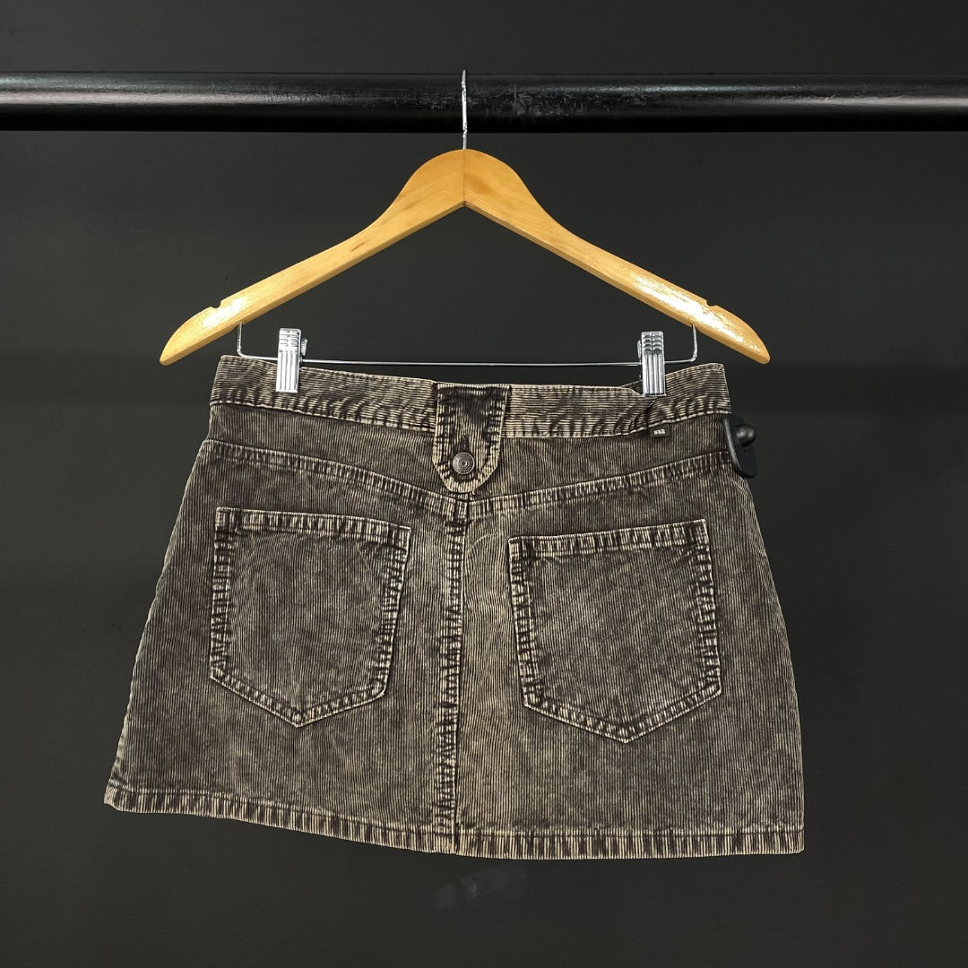 PULL & BEAR Pollera Mini Gris Talle 26