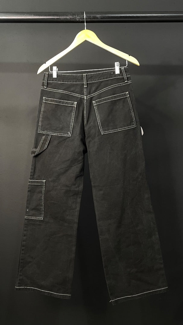 ZARA Pantalon Jean Negro Talle 34
