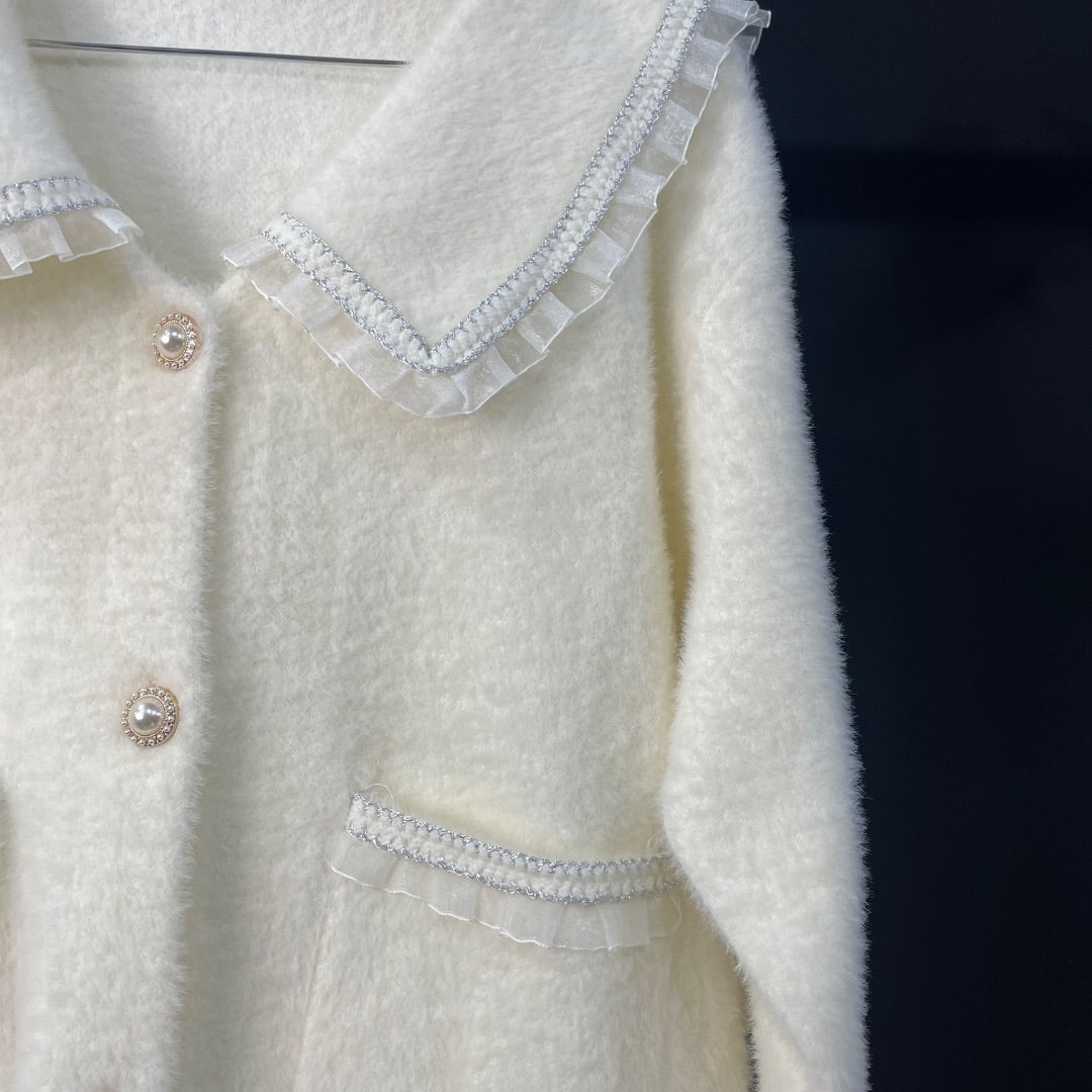 Sweater Abierto SIN MARCA Beige Talle L
