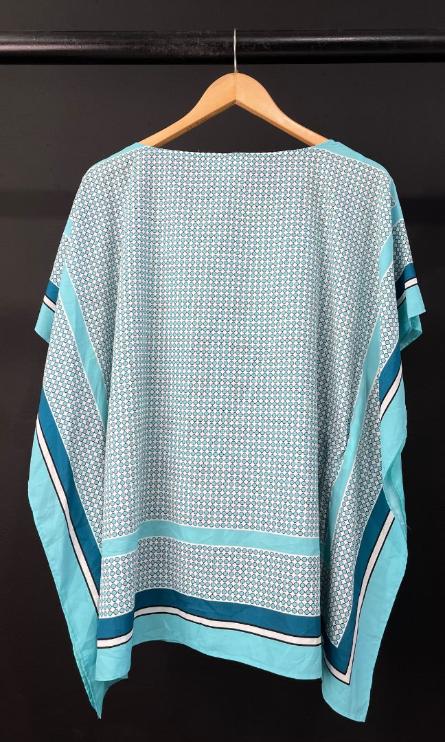 MICHAEL KORS Blusa Manga Corta Varios Estampado Talle S