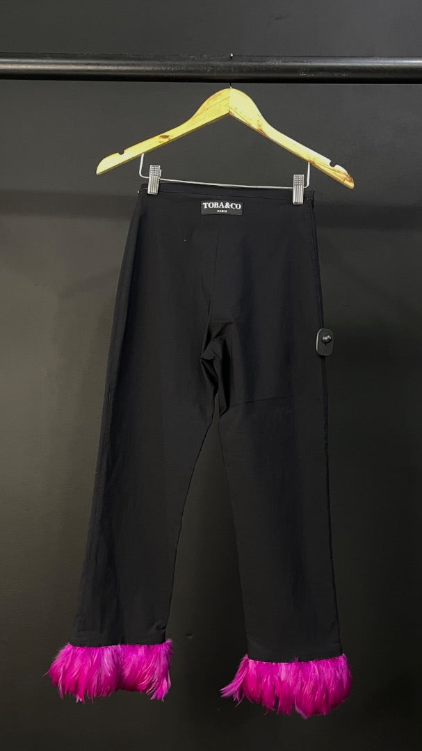 TOBA&CO Pantalon Negro Talle S