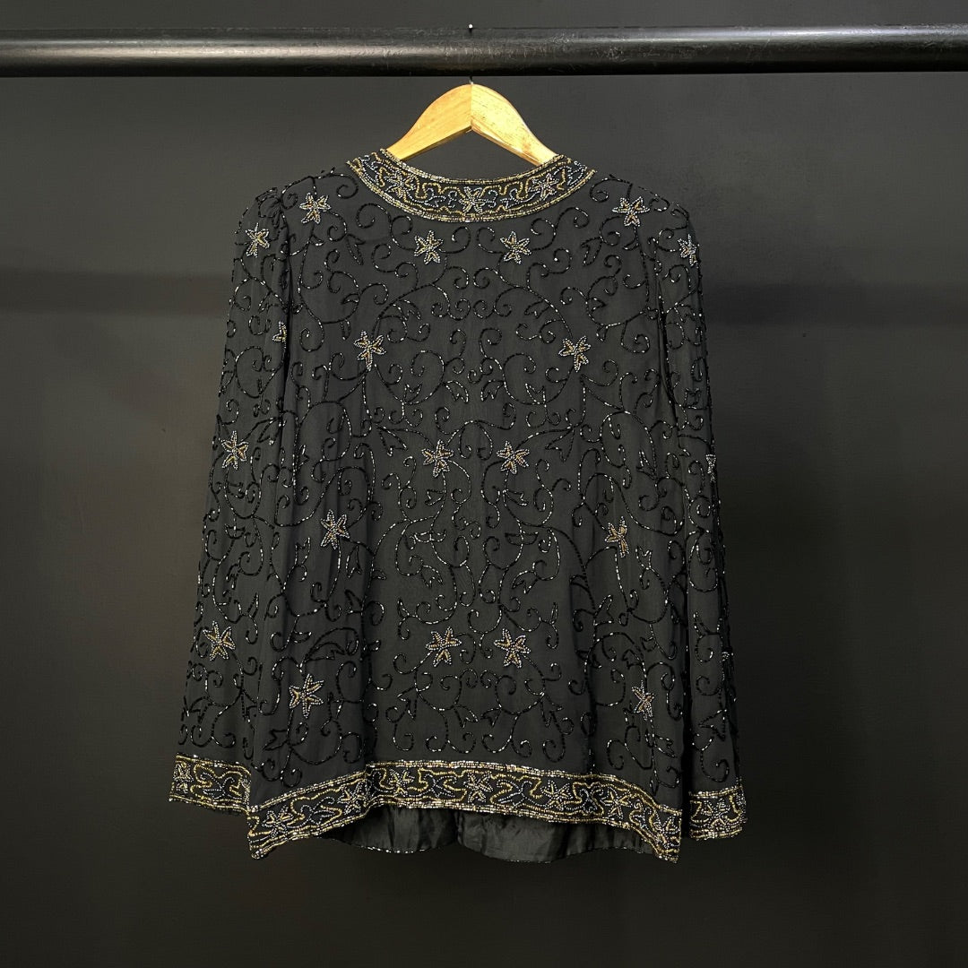 LAURENCE KAZAR Saco Negro Talle S