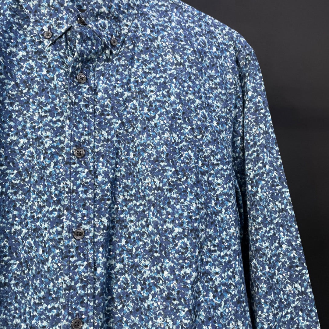 CLUB MONACO Camisa Manga Larga Varios Floral Talle S
