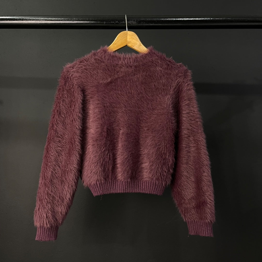 ZARA Sweater Bordeaux Talle 12