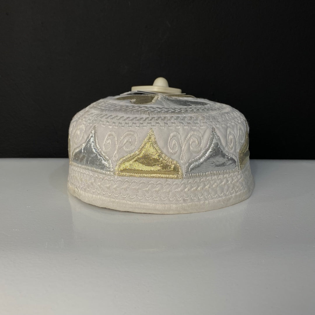 SIN MARCA Gorro Blanco Talle Unico