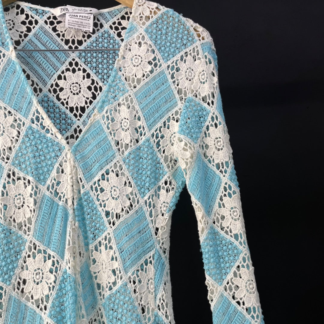 ZARA Vestido Manga Larga Varios Talle XS