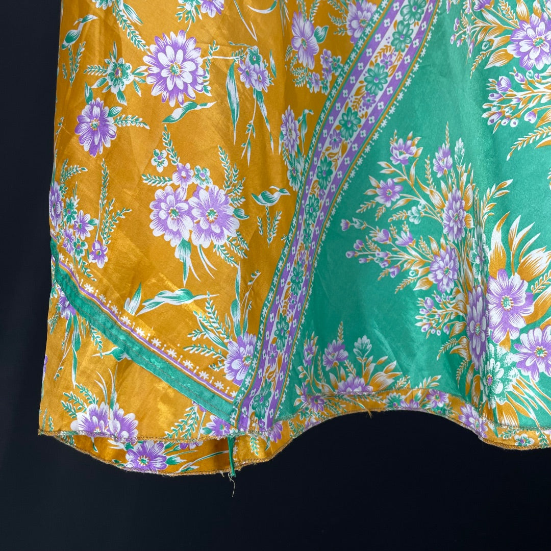 SIN MARCA Pollera Larga Varios Floral Talle Unico