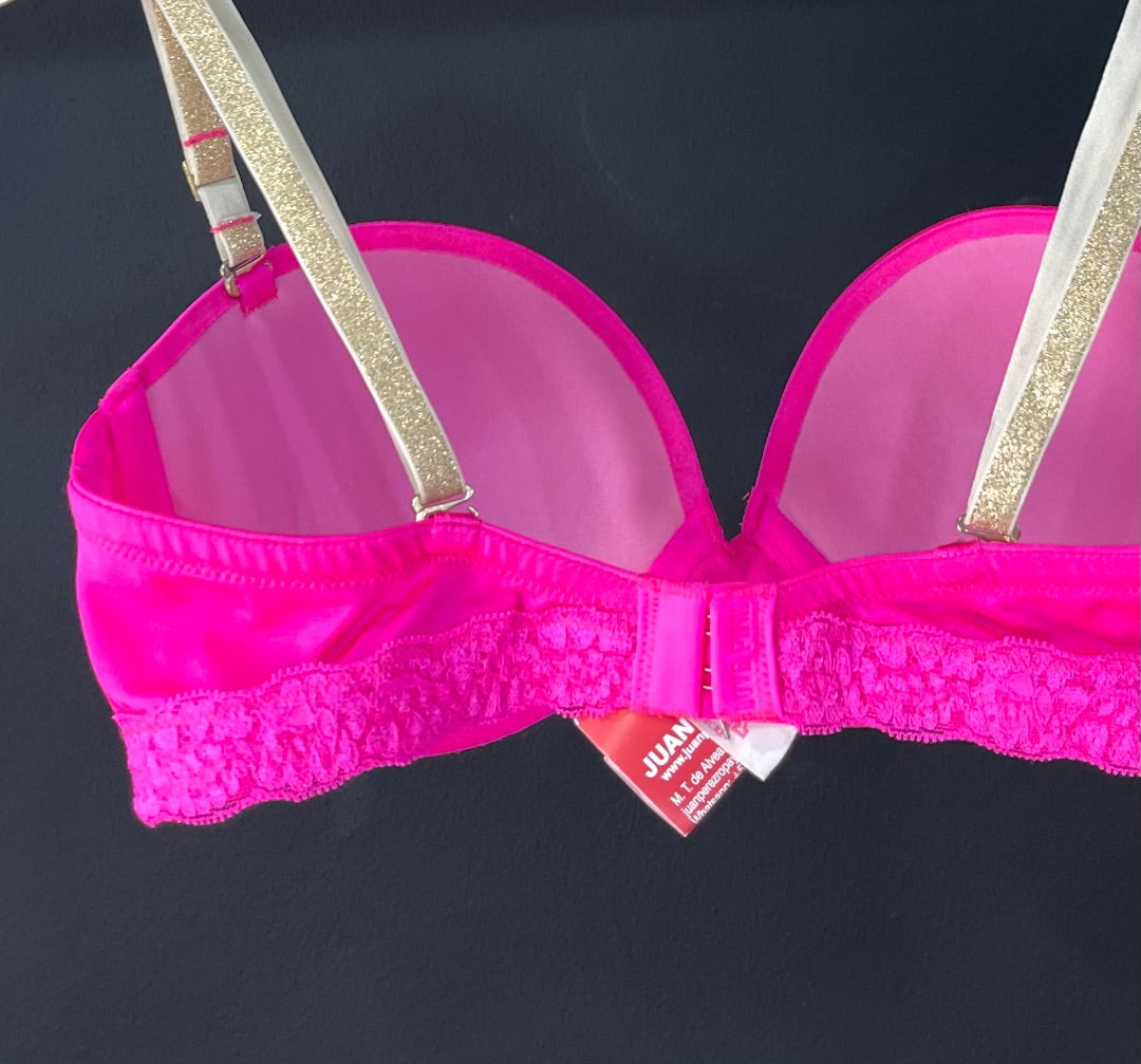 PINK Corpiño Fucsia Talle 34
